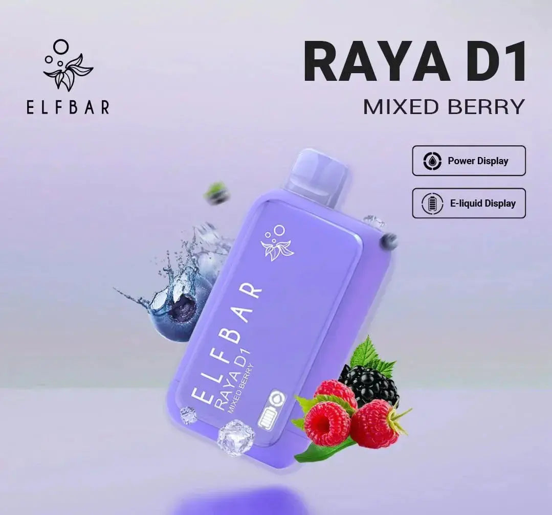 ELF BAR RAYA D1 – Mixed Berry - Vape Shop Shimla VapeshopShimla
