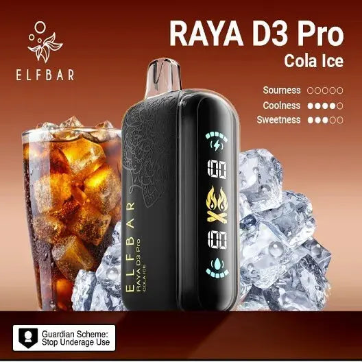 Elf Bar Raya D3 Pro 30K – Cola Ice - Vape Shop Shimla VapeshopShimla