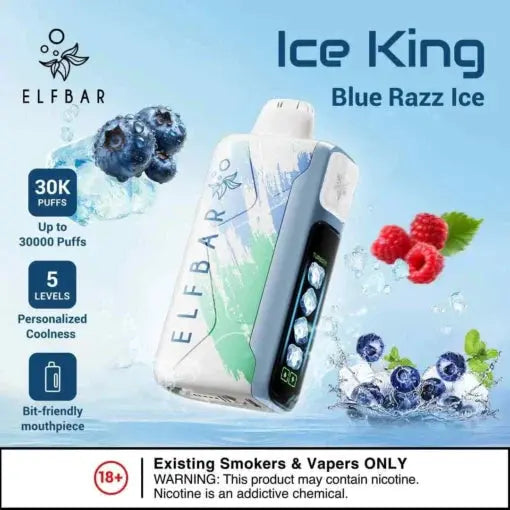 Elf Bar Ice King – Blue Razz Ice – 30K - Vape Shop Shimla VapeshopShimla