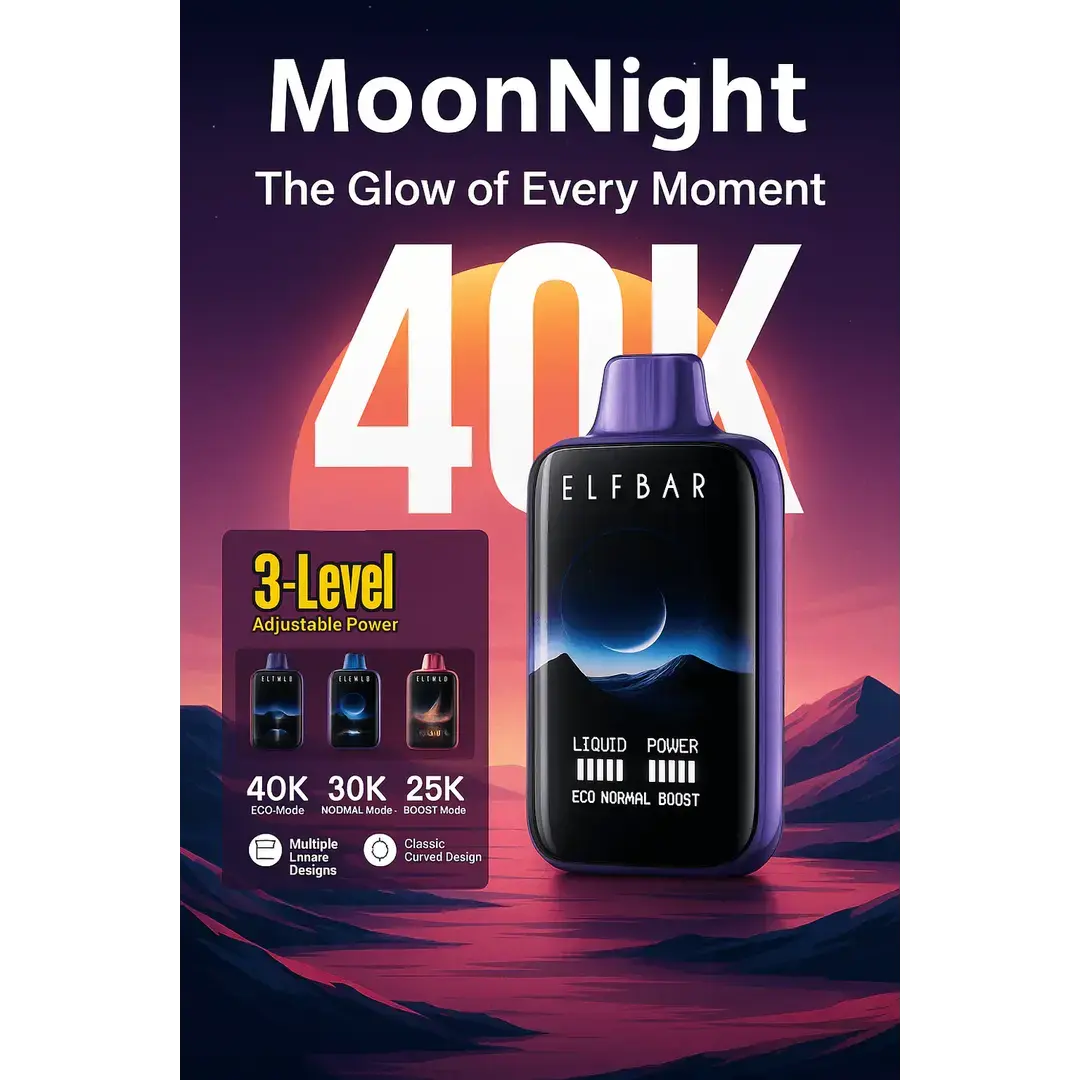 Elf Bar Moon Night 40k – Blackberry Ice - Vape Shop Shimla VapeshopShimla