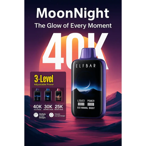 Elf Bar Moon Night 40k – Blackberry Ice - Vape Shop Shimla VapeshopShimla