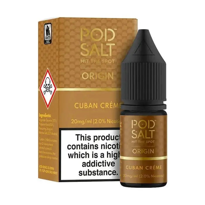 POD SALT CUBAN CREME – Nicotine Salt - Vape Shop Shimla VapeshopShimla