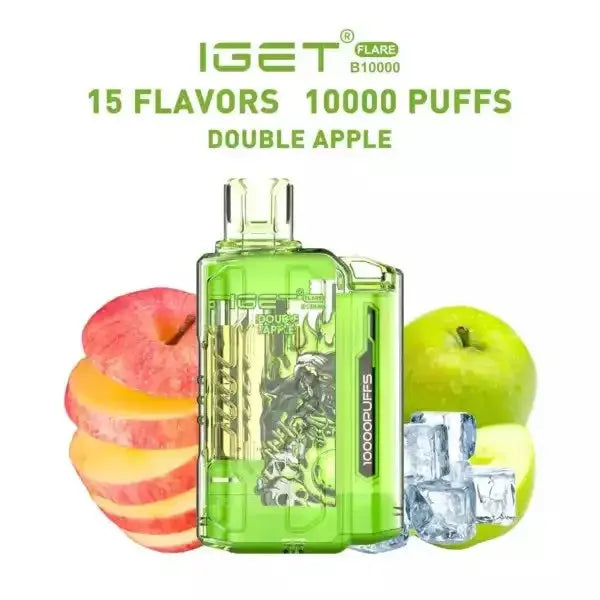 IGET FLARE B10000 – Double Apple - Vape Shop Shimla VapeshopShimla
