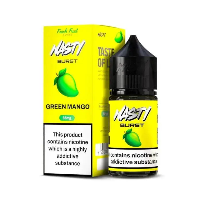 Nasty Burst Nic salts – Green Mango - Vape Shop Shimla VapeshopShimla