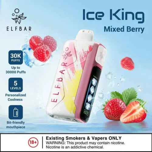 Elf Bar Ice King – Mixed Berries – 30K - Vape Shop Shimla VapeshopShimla